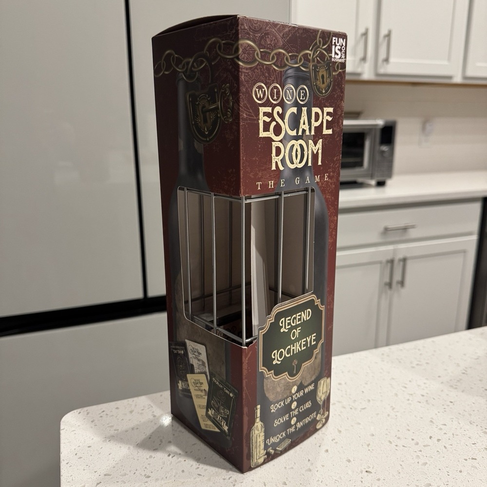 New Wine Escape Room Game‎ Unlock The Cage to Receive Bottle Fun Brain Teaser